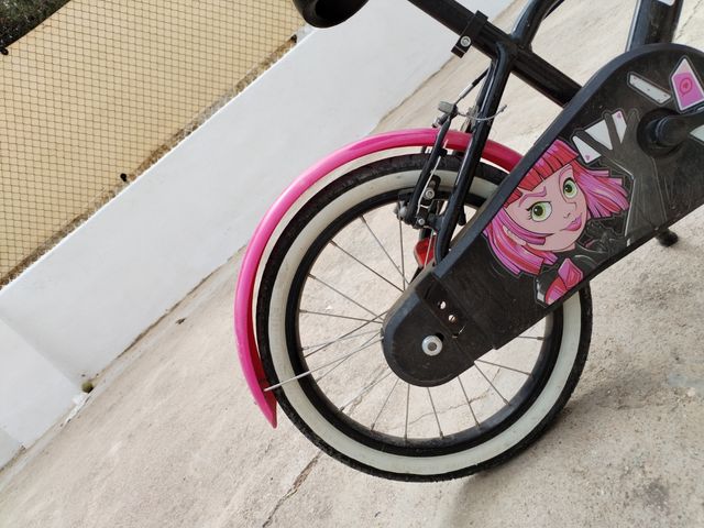 Bicicleta niña, 16 pulgadas.