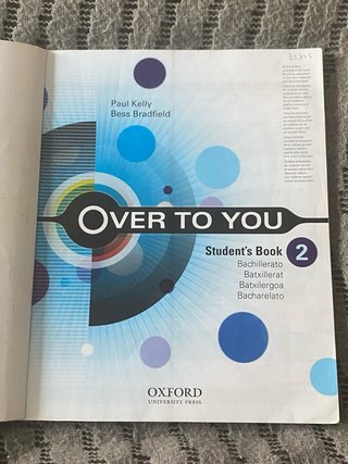 Over To You Student's Book 2°Bach OXFORD