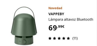 Lámpara altavoz Bluetooth