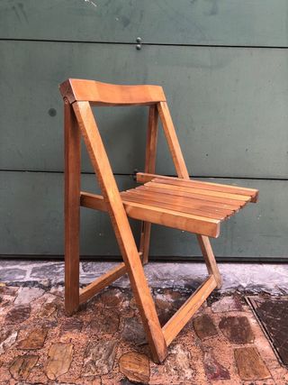 Silla vintage plegable Aldo Jacober diseño