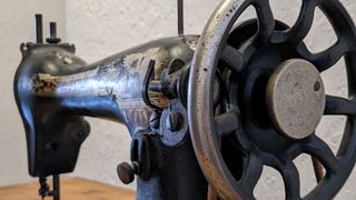 Máquina de coser antigua Singer