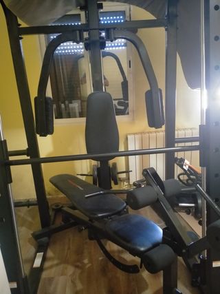 maquina multifuncion weider pro 800 varios disccos