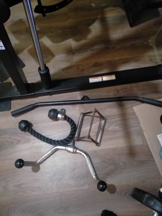 maquina multifuncion weider pro 800 varios disccos