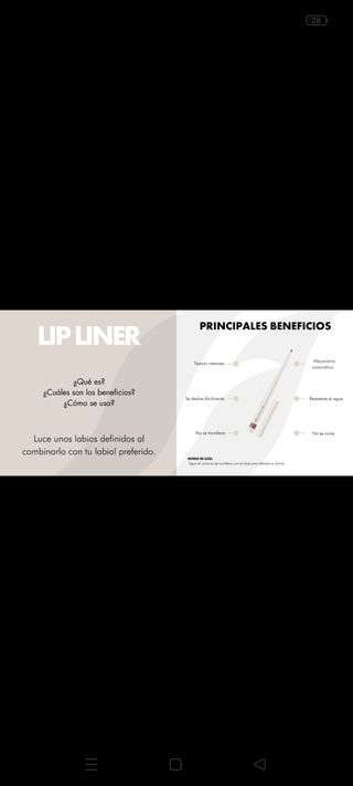 Pintalabios hidratante y duradero/ perfilador 