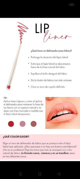 Pintalabios hidratante y duradero/ perfilador 