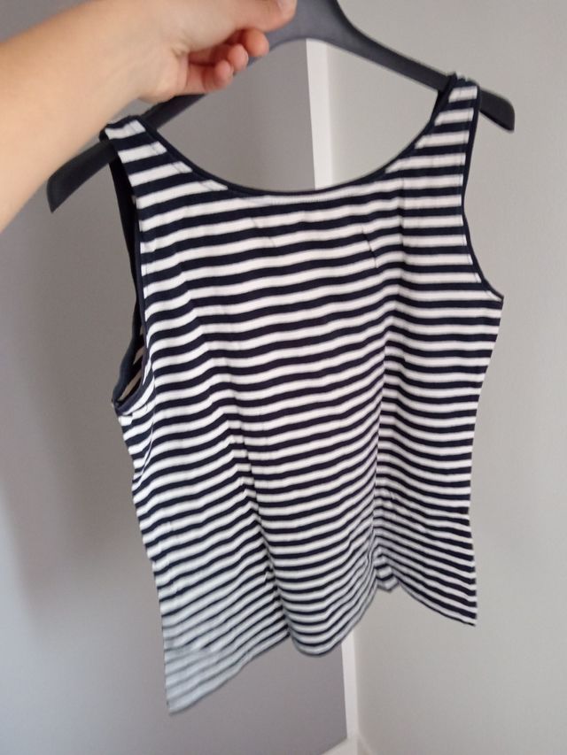 canottiera estiva a righe