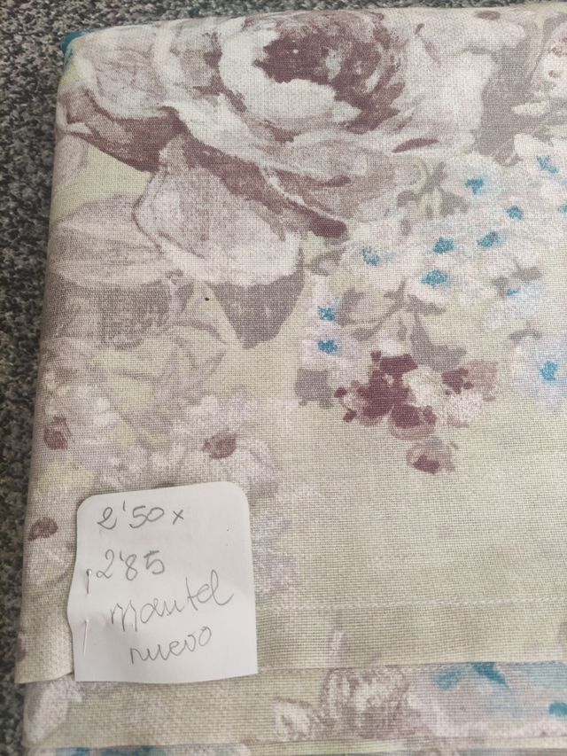 Mantel nuevo 250x 285.liquido ropa de casa