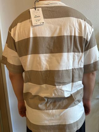 Camiseta pull and bear hombre rayas