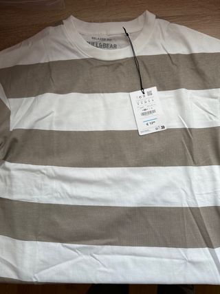 Camiseta pull and bear hombre rayas