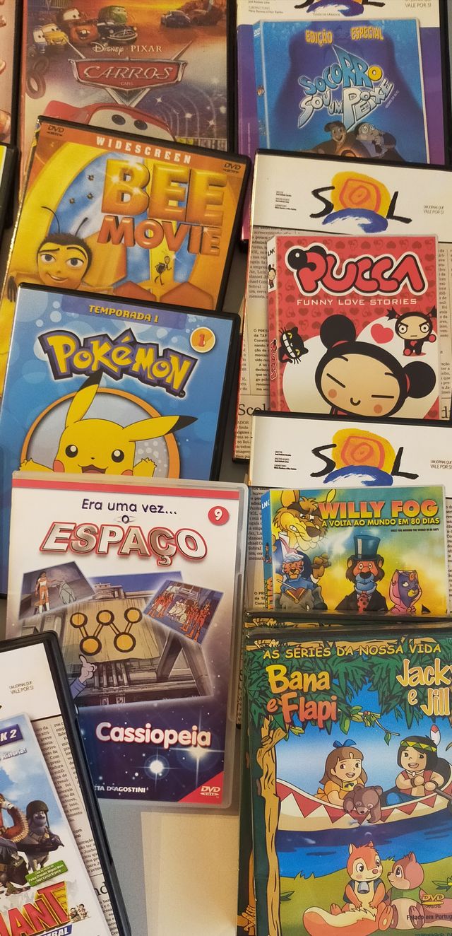 DVDs de filmes diversos - Disney, Sol,…