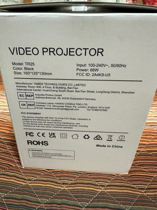 TOPTRO 25 MINI PROYECTOR
