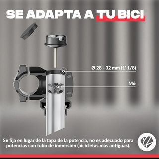 Soporte movil Bicicleta magnético con Funda.!