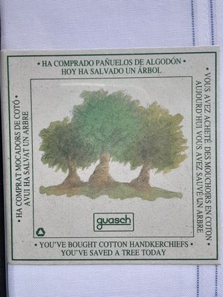 6 pañuelos Guasch nuevos