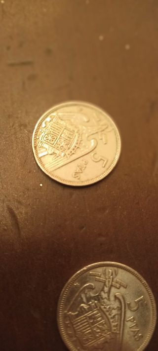 Moneda 5 pesetas 1957 muy buscada