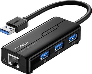 UGREEN Hub USB 3.0 + RJ45 y ALIMENTACION EXTERNA