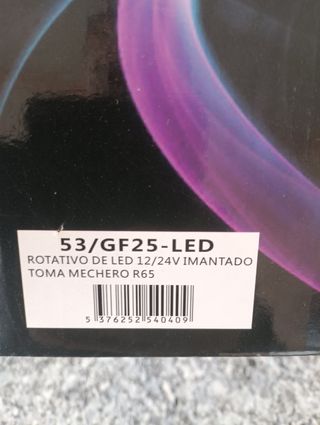 Rotativo imantado 12v 24v mechero