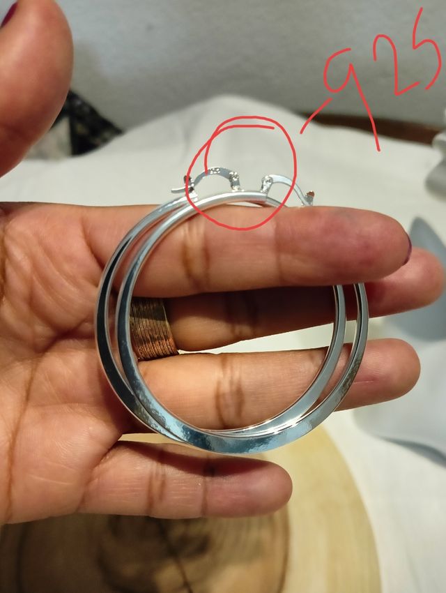 Pendientes de plata 925