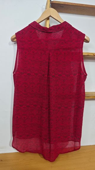 Blusa fucsia talla grande H&M