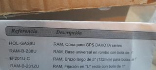 Soporte GPS manillar RAM