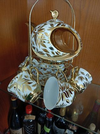 Juego de café con caferera