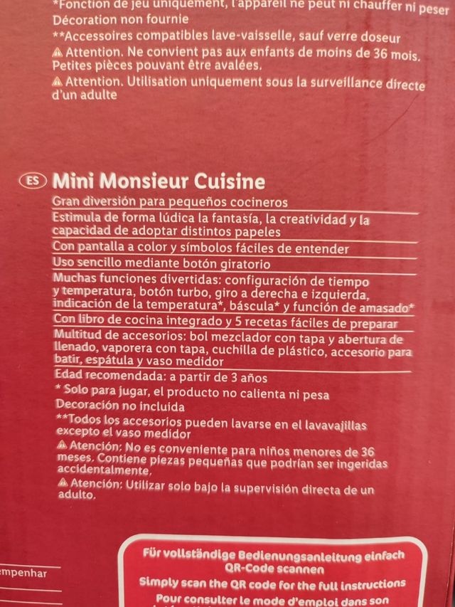 Monsieur cuisine mini.