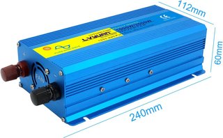 Inversor de corriente 12V - 220V - 1000W