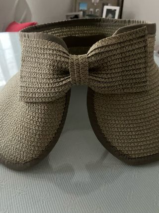 Conjunto de sombrero plegable y bolso