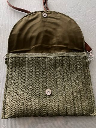 Conjunto de sombrero plegable y bolso