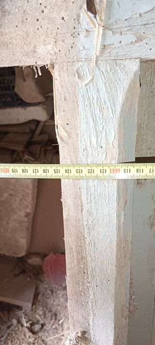 Ventana de madera antigua