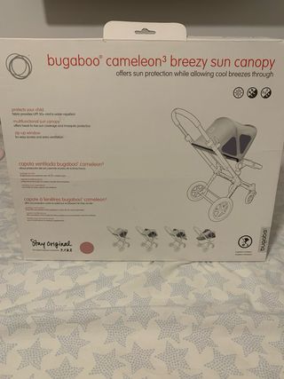 Bugaboo capota de verano y sombrilla rosa
