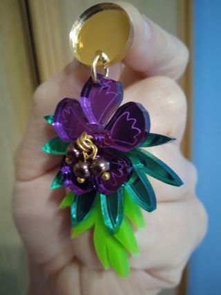 Pendientes de metacrilato