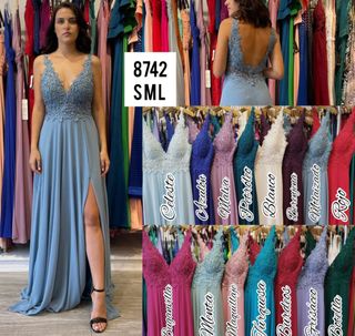 Vestido fiesta ideal boda diferentes tallas