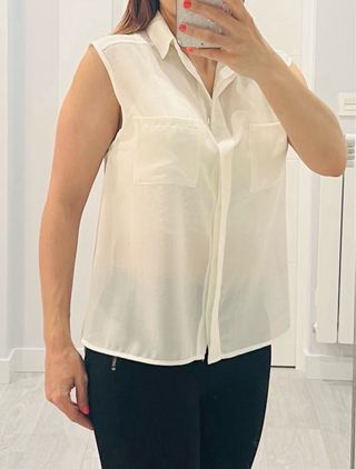 🎈 Camisa blanca sin mangas Solo envio🎈