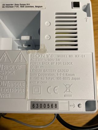 Radio reloj despertador