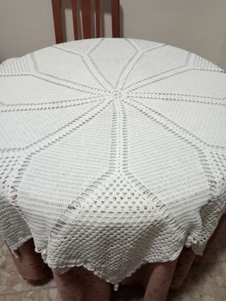 Paño crochet mesa