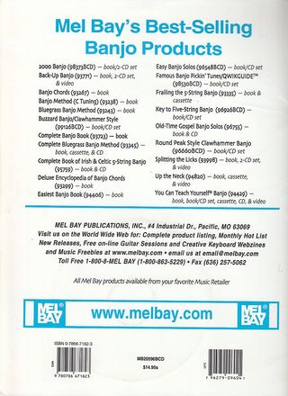 A. Munde. Favorite gospel tunes for banjo. Mel Bay