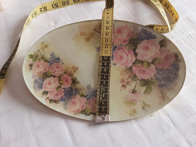 Vassoio decorato a decoupage