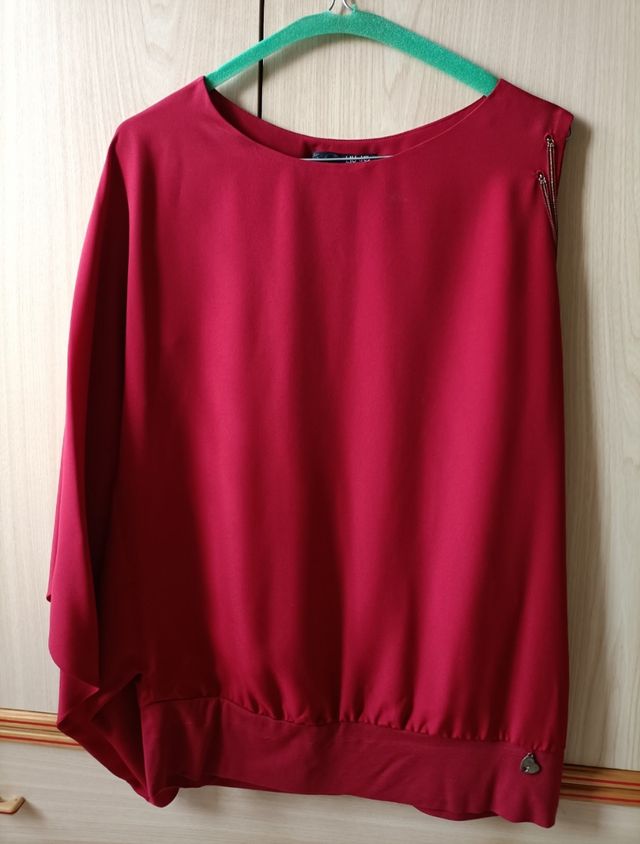 Blusa rossa Liu Jo monospalla