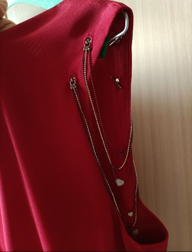 Blusa rossa Liu Jo monospalla