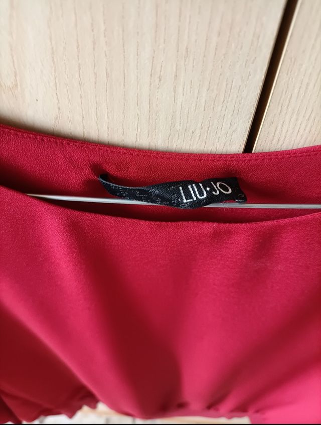 Blusa rossa Liu Jo monospalla
