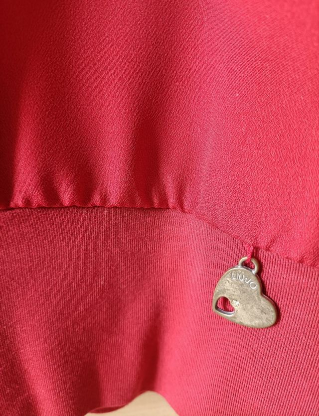 Blusa rossa Liu Jo monospalla