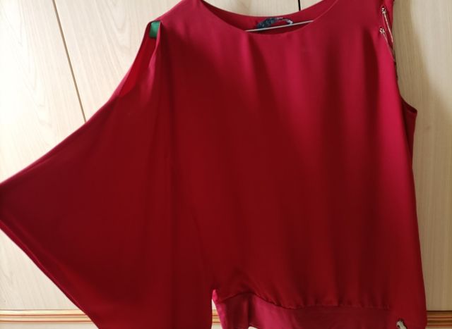 Blusa rossa Liu Jo monospalla