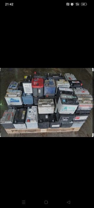 Se recogen baterías usadas