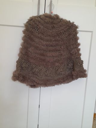 Mantella Donna Pellicce di Coniglio