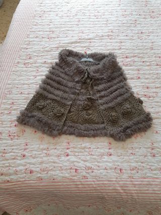 Mantella Donna Pellicce di Coniglio