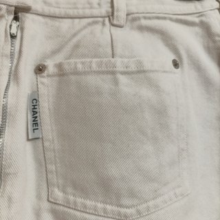 Gonna Vintage in jeans Chanel