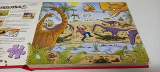 Libro puzzle Dinosauri