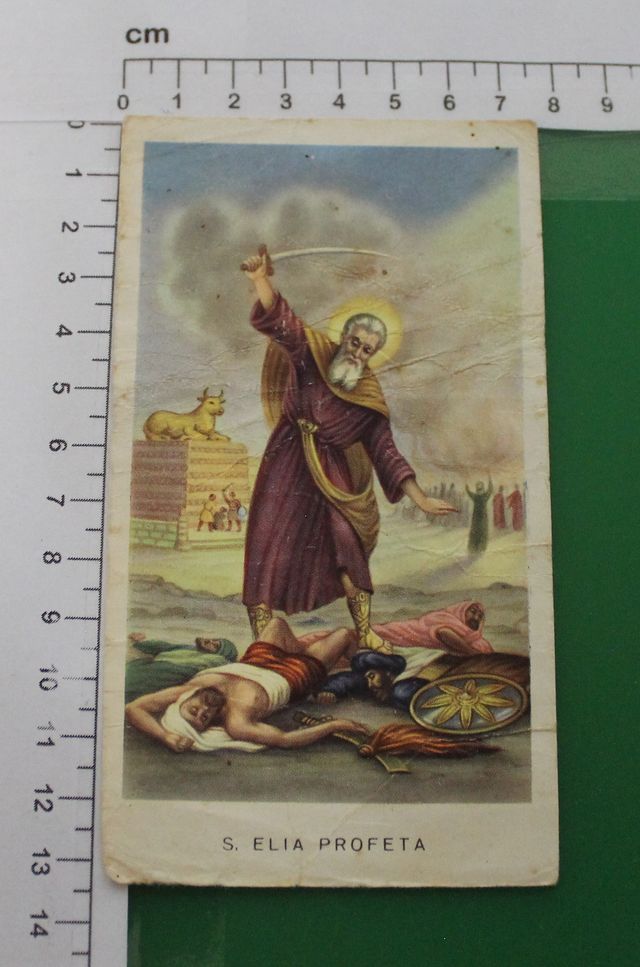 Santino Santino Holy Card "S. Elia Profeta" - 44