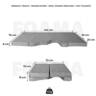 Cama Delantera Para Renault Trafic - Fiat Talento 