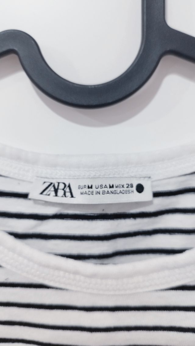 Camiseta Zara de rayas